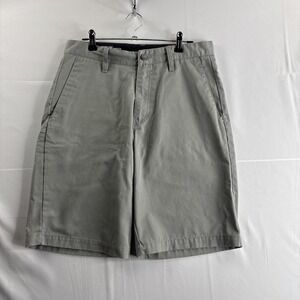Volcom Men's Gray Corpo Class Size 30 Chino Shorts Cotton Casual Beach